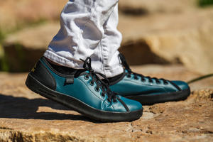 SOM urban teal blue fun casual made in CO sneaker